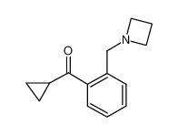 [2-(azetidin-1-ylmethyl)phenyl]-cyclopropylmethanone_898755-41-4