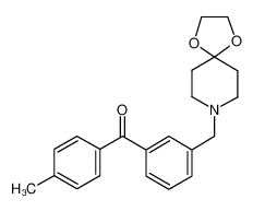 [3-(1,4-dioxa-8-azaspiro[4.5]decan-8-ylmethyl)phenyl]-(4-methylphenyl)methanone_898761-35-8