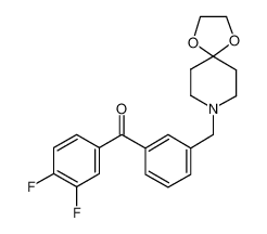 (3,4-difluorophenyl)-[3-(1,4-dioxa-8-azaspiro[4.5]decan-8-ylmethyl)phenyl]methanone_898762-37-3