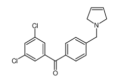 (3,5-dichlorophenyl)-[4-(2,5-dihydropyrrol-1-ylmethyl)phenyl]methanone_898764-71-1