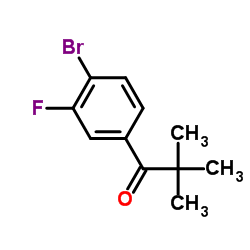 1-(4-bromo-3-fluorophenyl)-2,2-dimethylpropan-1-one_898766-27-3
