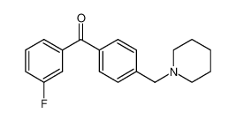 (3-fluorophenyl)-[4-(piperidin-1-ylmethyl)phenyl]methanone_898771-40-9