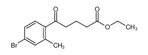 ethyl 5-(4-bromo-2-methylphenyl)-5-oxopentanoate_898776-94-8
