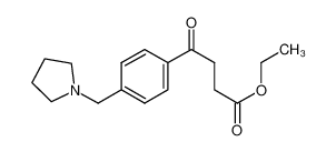 ethyl 4-oxo-4-[4-(pyrrolidin-1-ylmethyl)phenyl]butanoate_898777-07-6