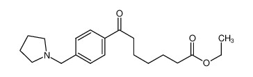ethyl 7-oxo-7-[4-(pyrrolidin-1-ylmethyl)phenyl]heptanoate_898777-16-7