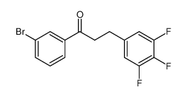 1-(3-bromophenyl)-3-(3,4,5-trifluorophenyl)propan-1-one_898777-86-1