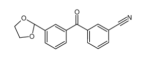 3-[3-(1,3-dioxolan-2-yl)benzoyl]benzonitrile_898778-95-5
