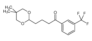 4-(5,5-dimethyl-1,3-dioxan-2-yl)-1-[3-(trifluoromethyl)phenyl]butan-1-one_898786-63-5