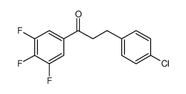 3-(4-chlorophenyl)-1-(3,4,5-trifluorophenyl)propan-1-one_898788-51-7