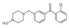 (2-chlorophenyl)-[3-[(4-methylpiperazin-1-yl)methyl]phenyl]methanone_898788-95-9
