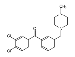 (3,4-dichlorophenyl)-[3-[(4-methylpiperazin-1-yl)methyl]phenyl]methanone_898789-27-0