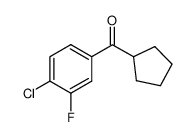 (4-chloro-3-fluorophenyl)-cyclopentylmethanone_898791-60-1