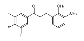 3-(2,3-dimethylphenyl)-1-(3,4,5-trifluorophenyl)propan-1-one_898793-39-0