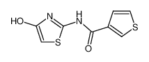 thiophene-3-carboxylic acid 4-oxo-4,5-dihydro-thiazol-2-ylamide_89939-30-0