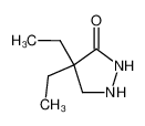 4,4-diethyl-pyrazolidin-3-one_89940-90-9