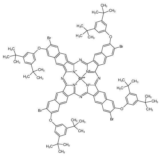 cloro indium(III) 2-tetrabromo-3-tetra-(3,5-di-tert-butylphenoxy)naphthalocyanine_899419-70-6