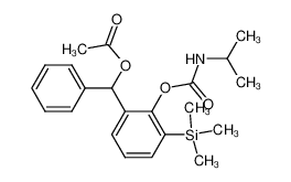 Acetic acid (2-isopropylcarbamoyloxy-3-trimethylsilanyl-phenyl)-phenyl-methyl ester_899427-34-0