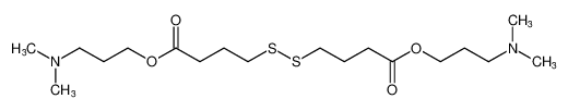 Butanoic acid, 4,4'-dithiobis-, bis[3-(dimethylamino)propyl] ester_899429-16-4