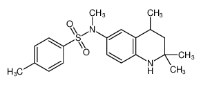 N,4-dimethyl-N-(2,2,4-trimethyl-1,2,3,4-tetrahydroquinolin-6-yl)benzenesulfonamide_899438-25-6