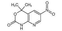 4,4-dimethyl-6-nitro-1,4-dihydro-2H-pyrido[2,3-d][1,3]oxazine-2-one_899438-66-5