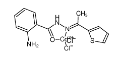 dichloro(2-acetylthiophene-o-aminobenzoylhydrazone)cadmium(II)_899439-73-7