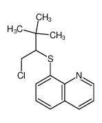quinolyl-8-yl 1-chloro-3,3-dimethylbutyl-2 sulfide_899447-03-1