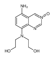 2-[(5-amino-3-oxy-quinazolin-8-yl)-(2-hydroxy-ethyl)-amino]-ethanol_899449-70-8