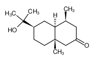 (4S,4aS,6R,8aS)-6-(1-hydroxy-1-methylethyl)-4,8a-dimethyl-3,4,4a,5,6,7,8,8a-octahydronaphthalen-2(1H)-one_89946-20-3