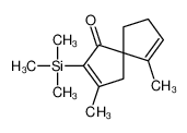 2,9-dimethyl-3-trimethylsilylspiro[4.4]nona-2,8-dien-4-one_89950-41-4