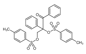 1-Propanone, 2,3-bis[[(4-methylphenyl)sulfonyl]oxy]-1,2-diphenyl-_89959-83-1