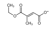 4-ethoxy-3-methyl-4-oxobut-2-enoate_89966-38-1