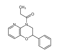 1-(2-phenyl-2,3-dihydropyrido[3,2-b][1,4]oxazin-4-yl)propan-1-one_89970-32-1