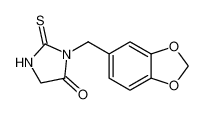 3-(benzo[d][1,3]dioxol-5-ylmethyl)-2-thioxoimidazolidin-4-one_899736-21-1
