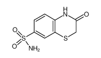3-oxo-3,4-dihydro-2H-benzo[1,4]thiazine-7-sulfonic acid amide_89976-95-4
