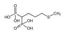 Phosphonic acid, [4-(methylthio)butylidene]bis-_89987-18-8