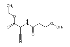 cyano-(3-methoxy-propionylamino)-acetic acid ethyl ester_899897-74-6
