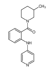 Piperidine, 3-methyl-1-[2-(4-pyridinylamino)benzoyl]-_89990-03-4