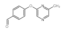 4-(6-methylpyrazin-2-yl)oxybenzaldehyde_906353-01-3