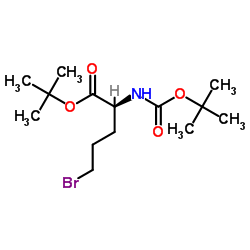 5-Bromo-N-[(tert-butoxy)carbonyl]-L-norvaline tert-butyl ester_91229-86-6