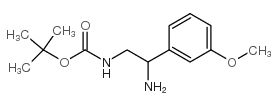 [2-amino-2-(3-methoxy-phenyl)-ethyl]-carbamic acid tert-butyl ester_912762-85-7