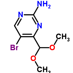 5-Bromo-4-(dimethoxymethyl)pyrimidin-2-amine_914347-52-7