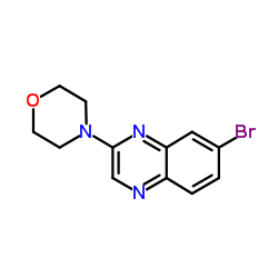 7-Bromo-2-(4-morpholinyl)quinoxaline_916811-87-5