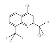 4-chloro-2-(trichloromethyl)-8-(trifluoromethyl)quinoline_91991-76-3