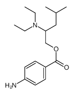 2-(Diethylamino)-4-methylpentyl 4-aminobenzoate_92-23-9