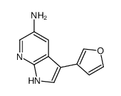 3-(furan-3-yl)-1H-pyrrolo[2,3-b]pyridin-5-amine_923583-51-1