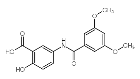5-[(3,5-dimethoxybenzoyl)amino]-2-hydroxybenzoic acid_926264-77-9