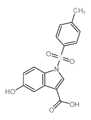 5-hydroxy-1-(4-methylphenyl)sulfonylindole-3-carboxylic acid_930112-00-8
