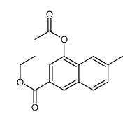 Ethyl 4-acetoxy-6-methyl-2-naphthoate_93435-18-8