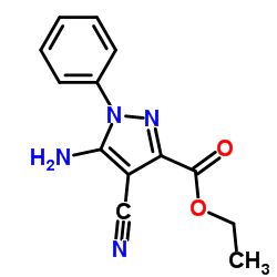 ethyl 5-amino-4-cyano-1-phenylpyrazole-3-carboxylate_93764-93-3