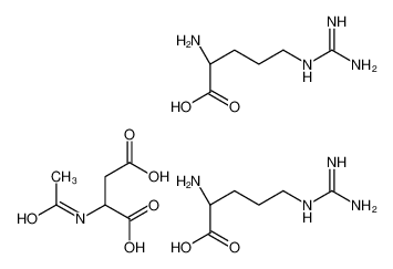 2-acetamidobutanedioic acid,(2S)-2-amino-5-(diaminomethylideneamino)pentanoic acid_93778-34-8